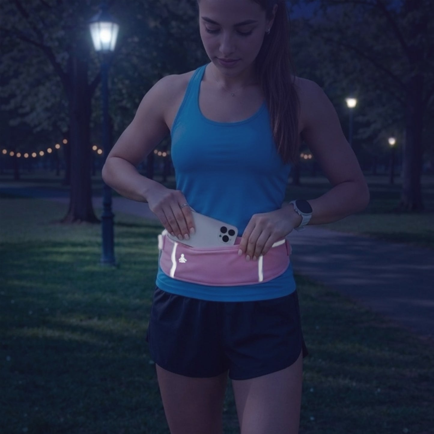 Marsupio da Corsa con Inserti Riflettenti