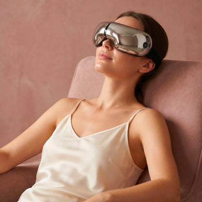 Massaggiatore oculare con termoterapia