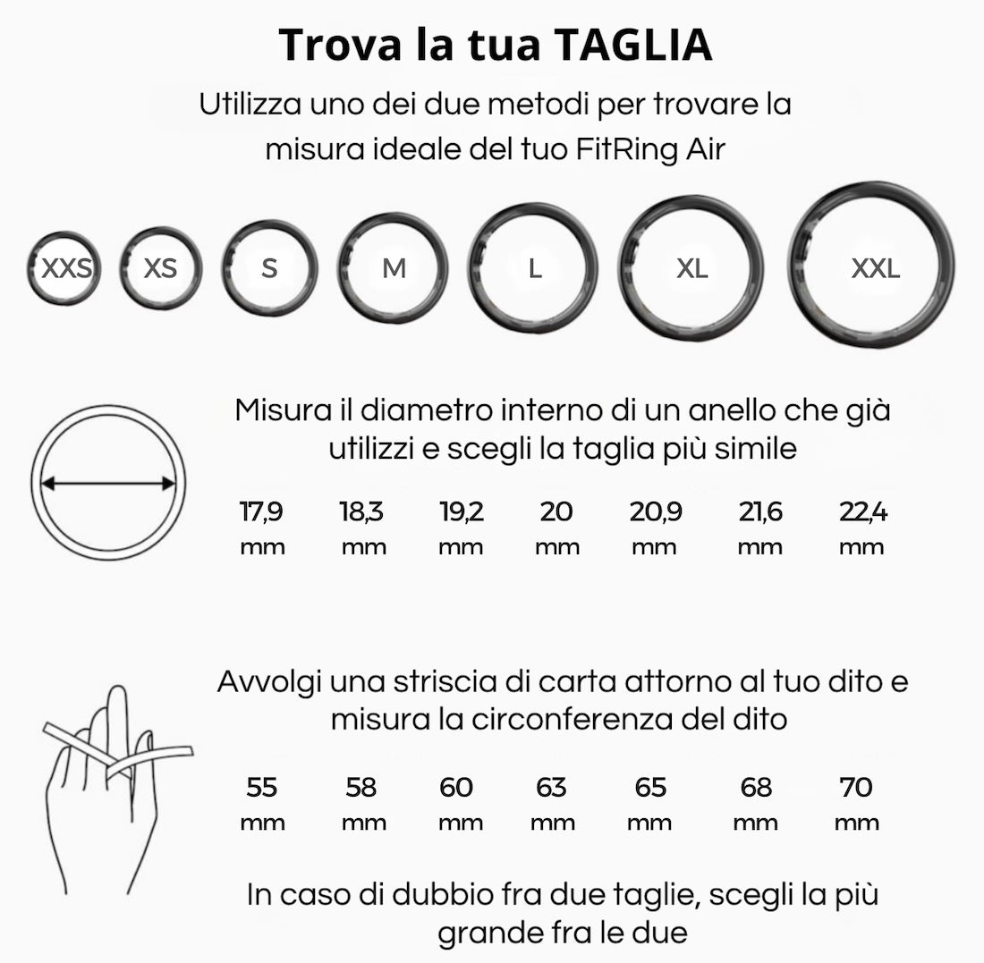Anello Smart Ring FitRing Air