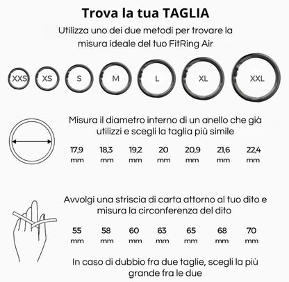Anello Smart Ring FitRing Air