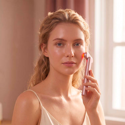 Beauty viso con EMS vibrazione calore luce LED