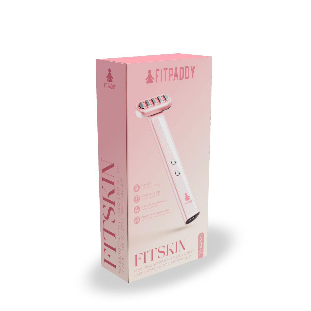 Beauty viso con EMS vibrazione calore luce LED
