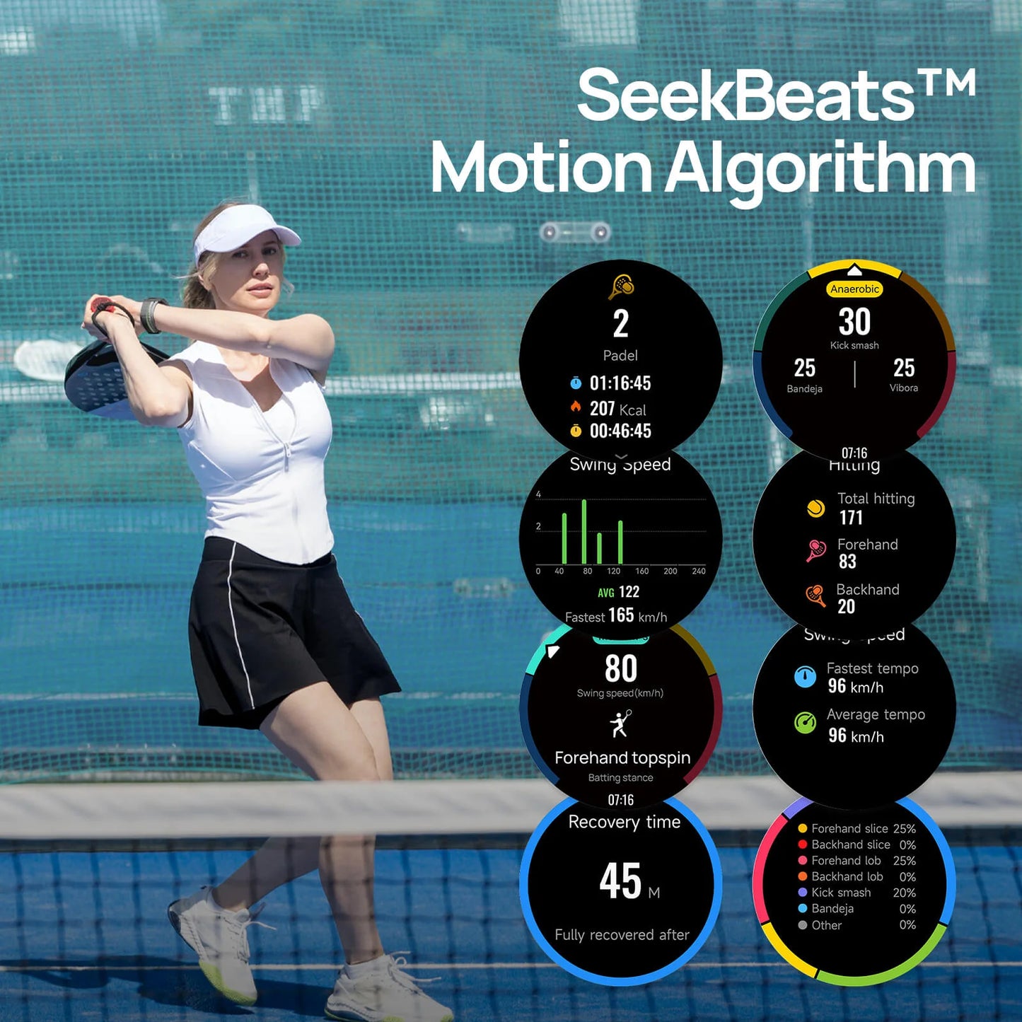 MIBRO - GS Active2 smartwatch Padel Pro, Running, 150+ sport. AMOLED, GPS, autonomia 20gg