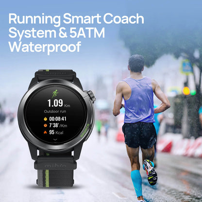 MIBRO - GS Active2 smartwatch Padel Pro, Running, 150+ sport. AMOLED, GPS, autonomia 20gg