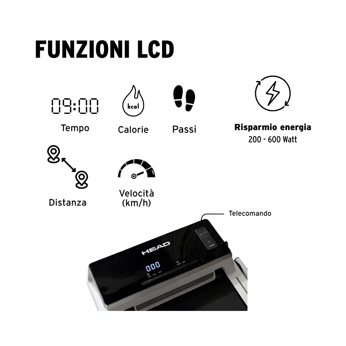 Walking Pad Motorizzato HEAD