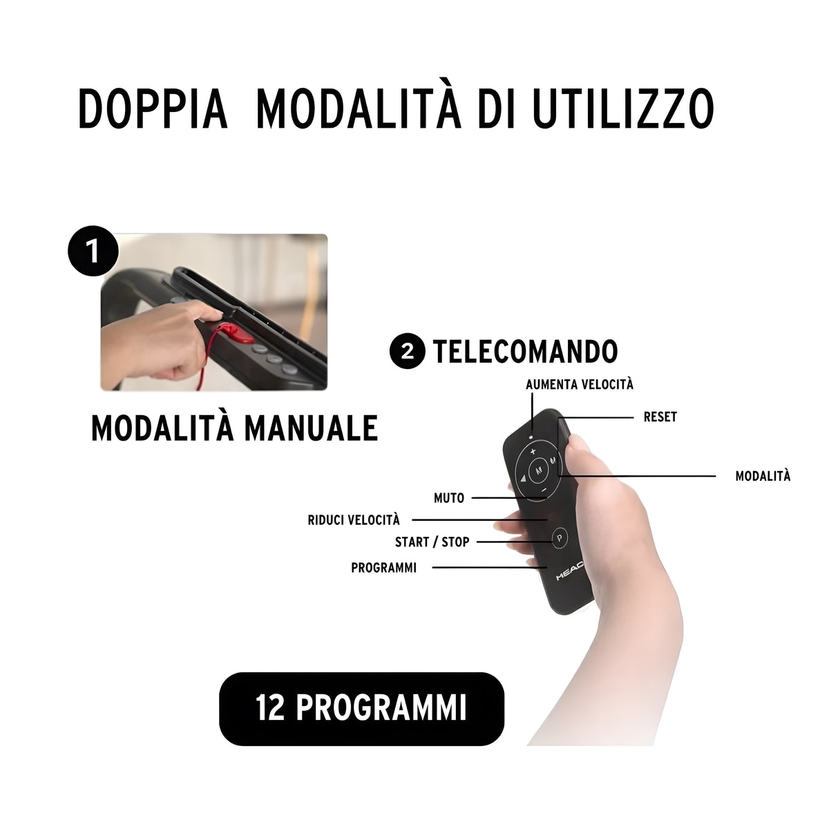 Walking Pad Motorizzato HEAD